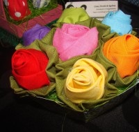 Cesto de Rosas decorativo